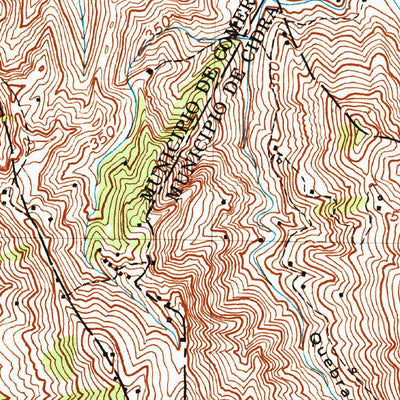 United States Geological Survey Comerio, PR (1957, 20000-Scale) digital map