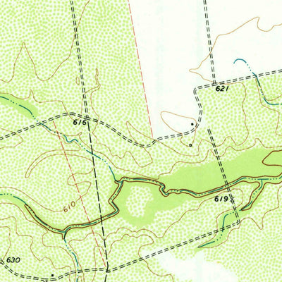 United States Geological Survey Cometa, TX (1974, 24000-Scale) digital map