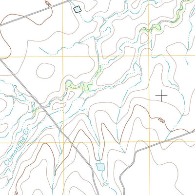 United States Geological Survey Cometa, TX (2012, 24000-Scale) digital map
