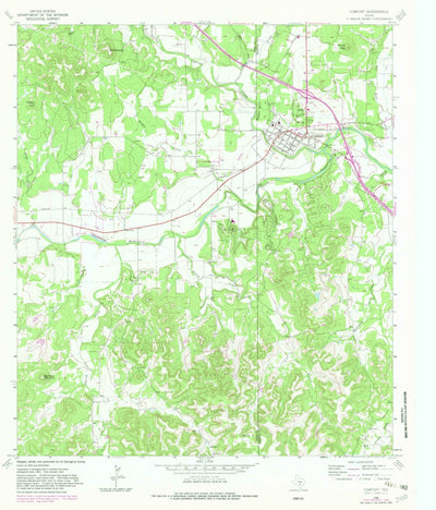 United States Geological Survey Comfort, TX (1964, 24000-Scale) digital map