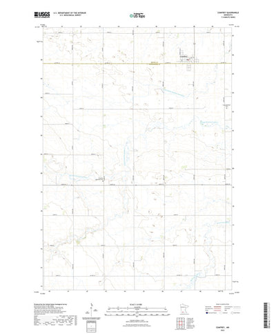 United States Geological Survey Comfrey, MN (2022, 24000-Scale) digital map