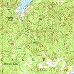 United States Geological Survey Comins, MI (1955, 62500-Scale) digital map