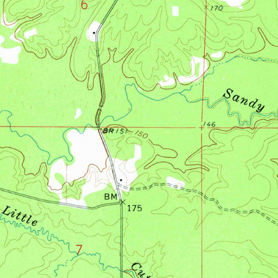 United States Geological Survey Cominto, AR (1960, 24000-Scale) digital map
