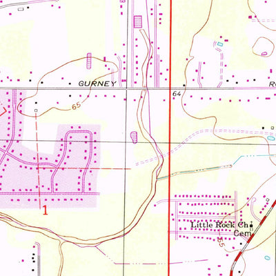 United States Geological Survey Comite, LA (1996, 24000-Scale) digital map