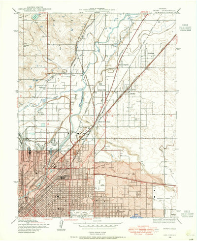 United States Geological Survey Commerce City, CO (1938, 24000-Scale) digital map