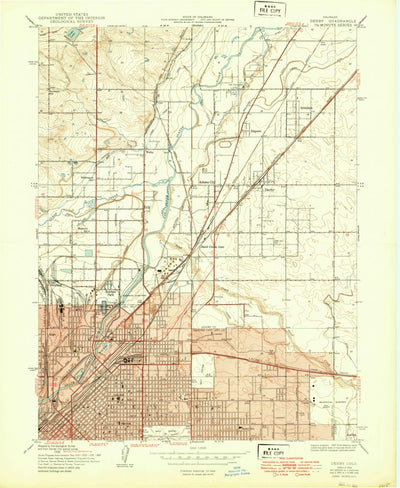 United States Geological Survey Commerce City, CO (1950, 24000-Scale) digital map