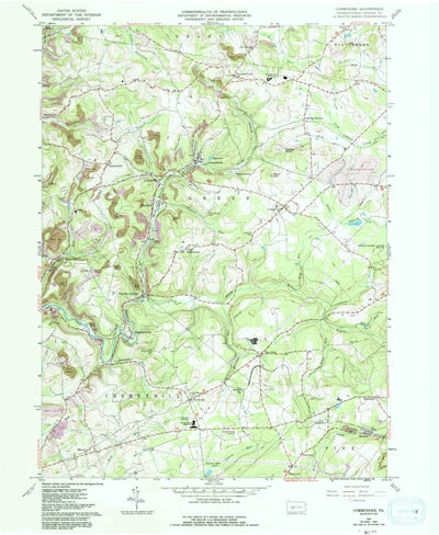 United States Geological Survey Commodore, PA (1961, 24000-Scale) digital map