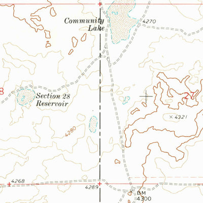 United States Geological Survey Community Lake, ID (1972, 24000-Scale) digital map