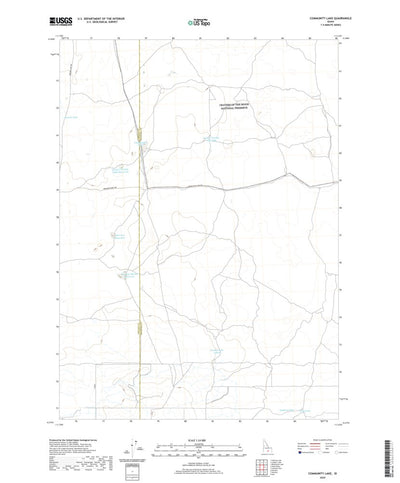 United States Geological Survey Community Lake, ID (2020, 24000-Scale) digital map