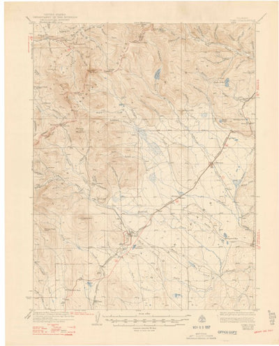 United States Geological Survey Como, CO (1937, 62500-Scale) digital map