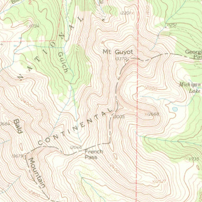 United States Geological Survey Como, CO (1958, 62500-Scale) digital map