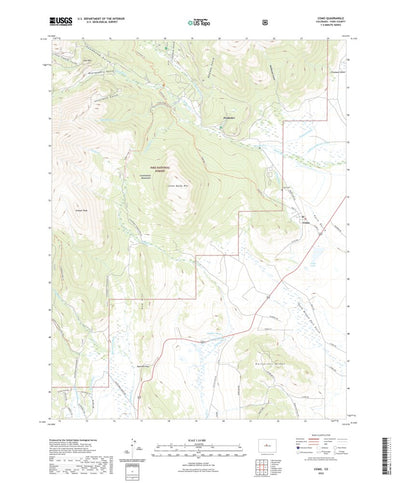 United States Geological Survey Como, CO (2022, 24000-Scale) digital map