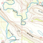 United States Geological Survey Como East, WY (1971, 24000-Scale) digital map