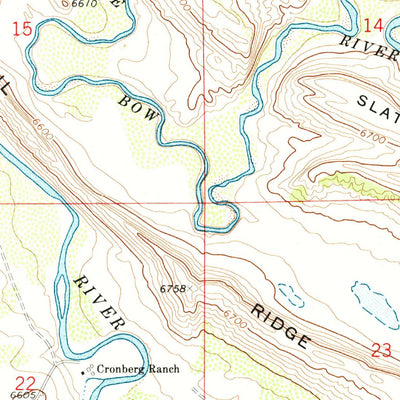 United States Geological Survey Como East, WY (1971, 24000-Scale) digital map