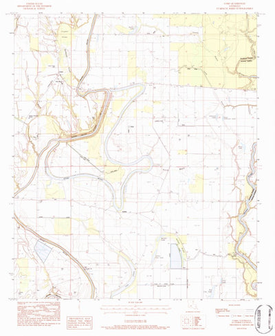 United States Geological Survey Como, LA (1983, 24000-Scale) digital map