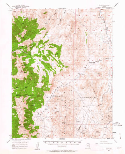 United States Geological Survey Como, NV (1957, 62500-Scale) digital map