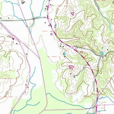 United States Geological Survey Como, TN (1957, 24000-Scale) digital map