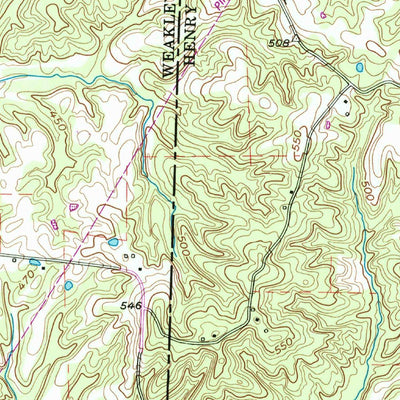 United States Geological Survey Como, TN (1957, 24000-Scale) digital map