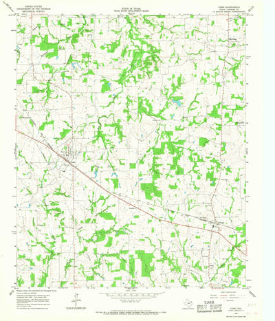 United States Geological Survey Como, TX (1964, 24000-Scale) digital map