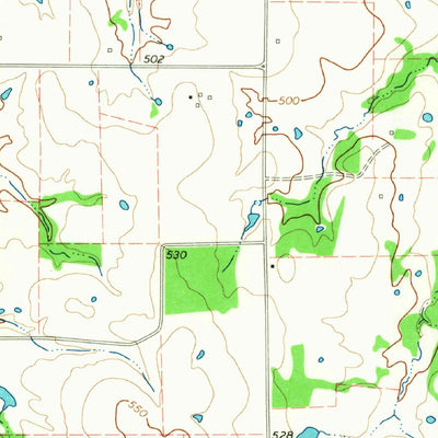 United States Geological Survey Como, TX (1964, 24000-Scale) digital map