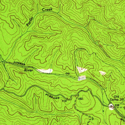 United States Geological Survey Comptche, CA (1943, 62500-Scale) digital map