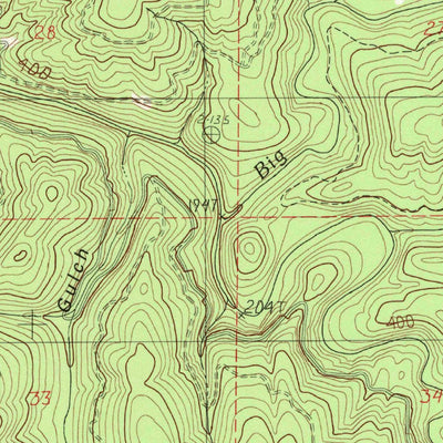 United States Geological Survey Comptche, CA (1991, 24000-Scale) digital map