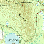 United States Geological Survey Comstock Hills, MI (1950, 24000-Scale) digital map