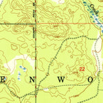 United States Geological Survey Comstock Hills, MI (1951, 24000-Scale) digital map