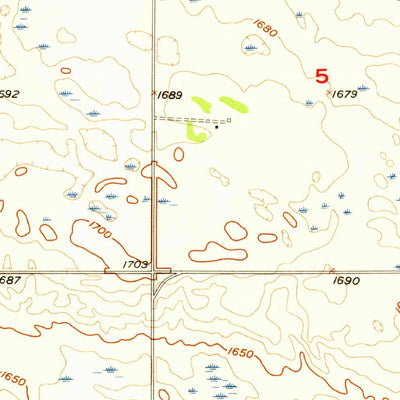 United States Geological Survey Comstock, ND (1957, 24000-Scale) digital map