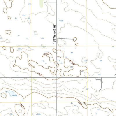 United States Geological Survey Comstock, ND (2020, 24000-Scale) digital map