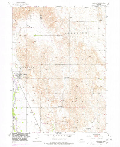 United States Geological Survey Comstock, NE (1952, 24000-Scale) digital map