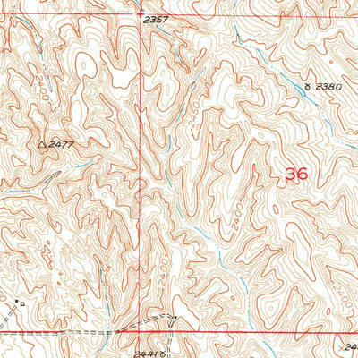 United States Geological Survey Comstock, NE (1952, 24000-Scale) digital map