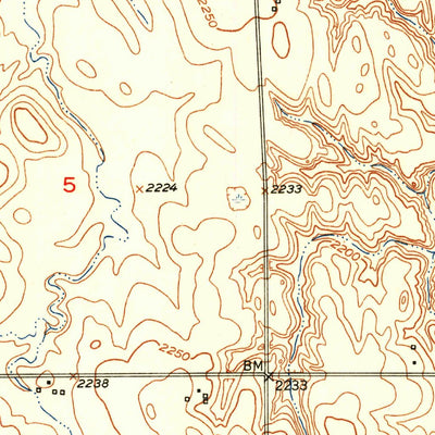 United States Geological Survey Comstock SE, NE (1952, 24000-Scale) digital map