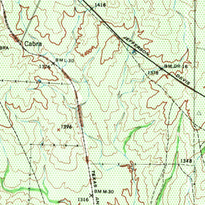 United States Geological Survey Comstock, TX (1941, 62500-Scale) digital map