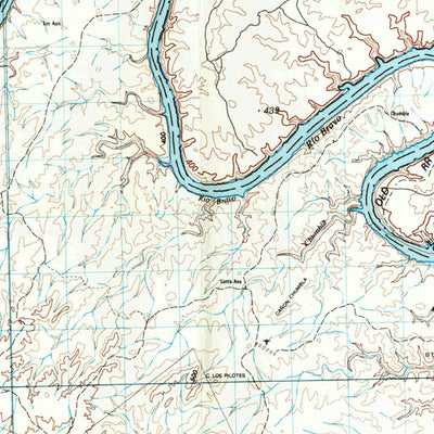United States Geological Survey Comstock, TX (1985, 100000-Scale) digital map