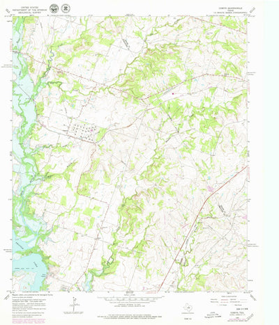 United States Geological Survey Comyn, TX (1965, 24000-Scale) digital map