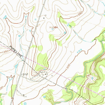 United States Geological Survey Comyn, TX (1965, 24000-Scale) digital map