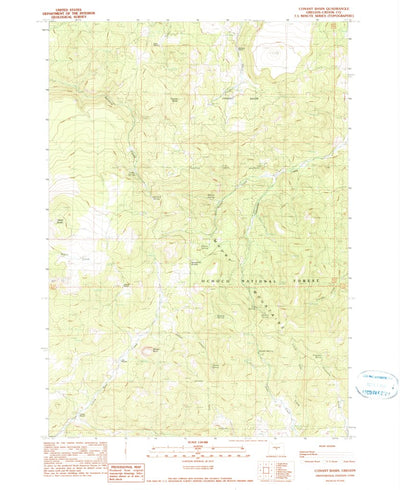 United States Geological Survey Conant Basin, OR (1990, 24000-Scale) digital map