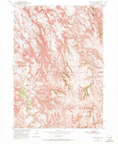 United States Geological Survey Conata SW, SD (1950, 24000-Scale) digital map