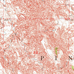 United States Geological Survey Conata SW, SD (1950, 24000-Scale) digital map