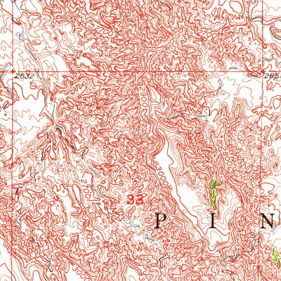 United States Geological Survey Conata SW, SD (1950, 24000-Scale) digital map