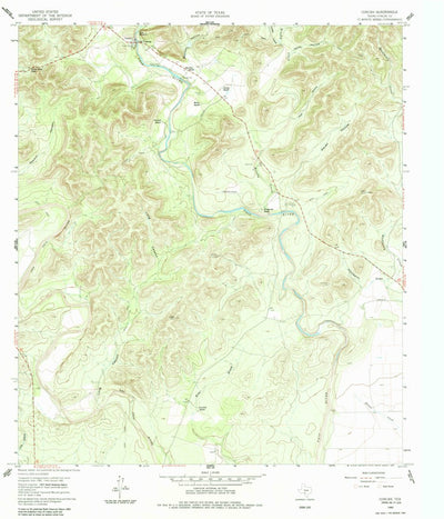 United States Geological Survey Concan, TX (1960, 24000-Scale) digital map