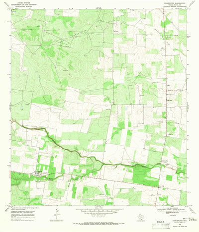United States Geological Survey Concepcion, TX (1968, 24000-Scale) digital map