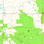 United States Geological Survey Concharty Mountain, OK (1971, 24000-Scale) digital map