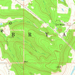 United States Geological Survey Concharty Mountain, OK (1971, 24000-Scale) digital map