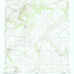 United States Geological Survey Concho, AZ (1971, 24000-Scale) digital map