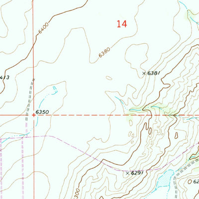 United States Geological Survey Concho, AZ (1971, 24000-Scale) digital map