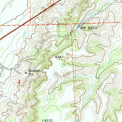United States Geological Survey Concho, AZ (1971, 24000-Scale) digital map
