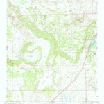 United States Geological Survey Concho Lake, AZ (1971, 24000-Scale) digital map
