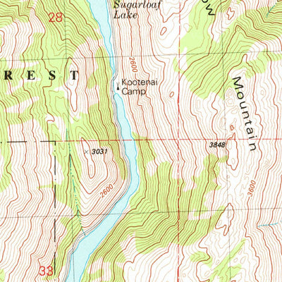 United States Geological Survey Conconully East, WA (1981, 24000-Scale) digital map